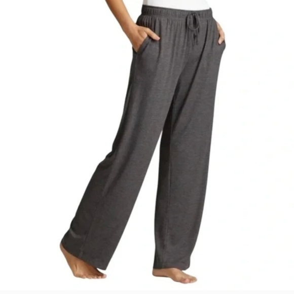New! Natori Lounge Pants Size Medium Pink Grey PJ Pants Casual Neutral Relaxed - Picture 2 of 10